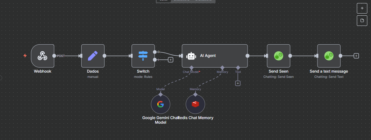 Screenshot 1 - Agente IA WhatsApp