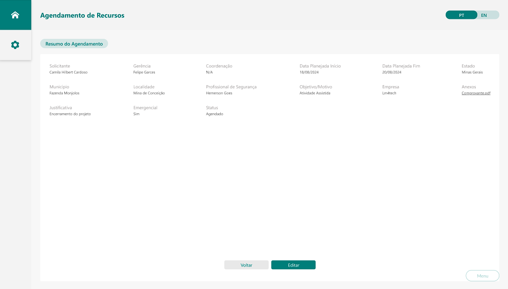 Screenshot 11 - Sistema de Gestão de Recursos