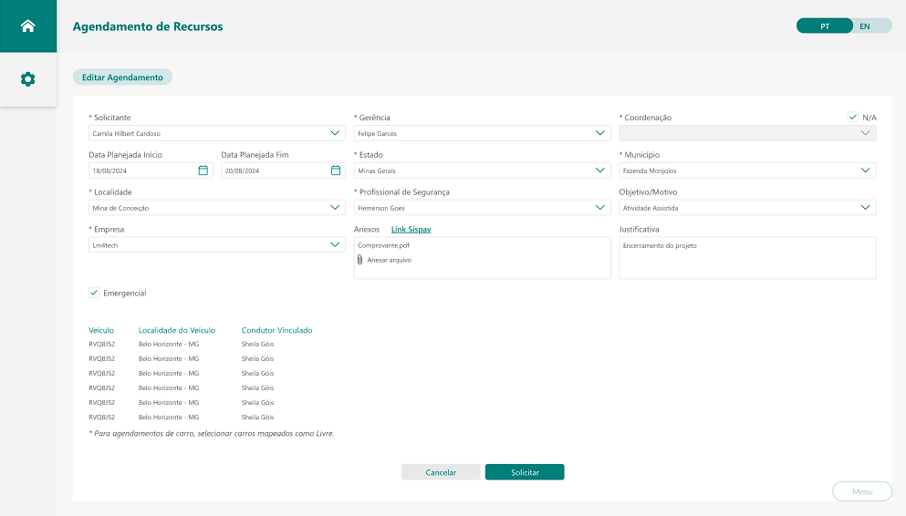 Screenshot 12 - Sistema de Gestão de Recursos