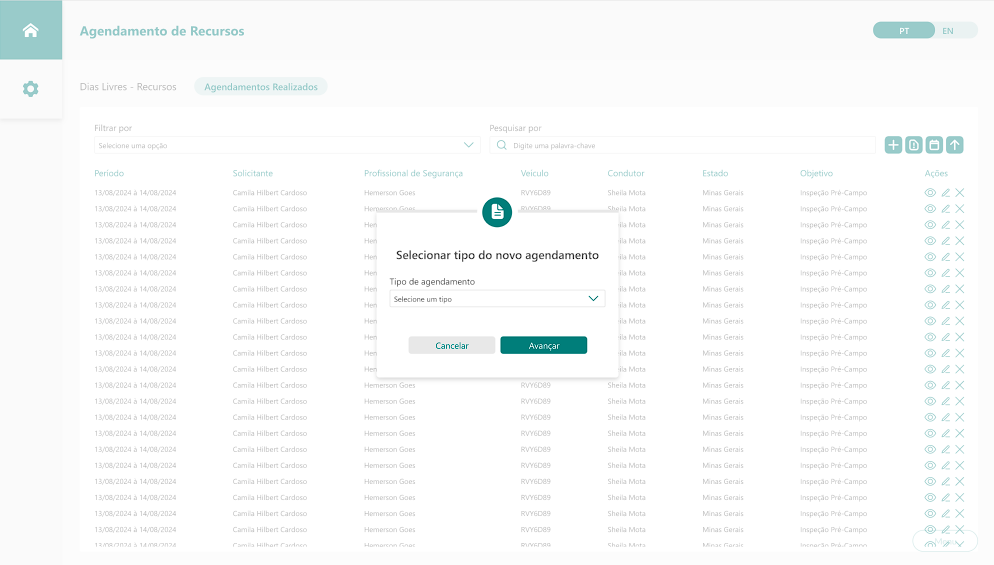 Screenshot 3 - Sistema de Gestão de Recursos