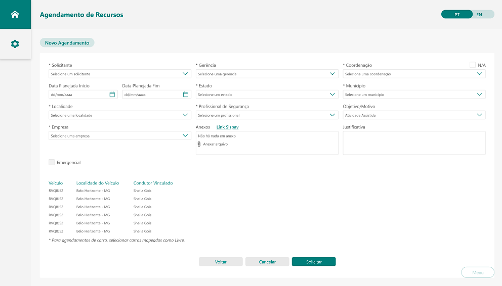 Screenshot 4 - Sistema de Gestão de Recursos
