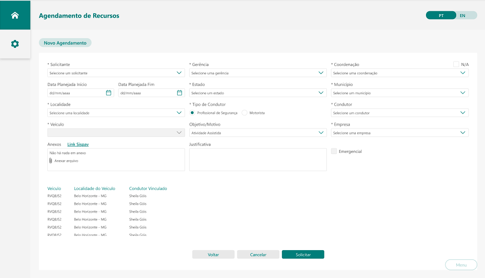 Screenshot 5 - Sistema de Gestão de Recursos