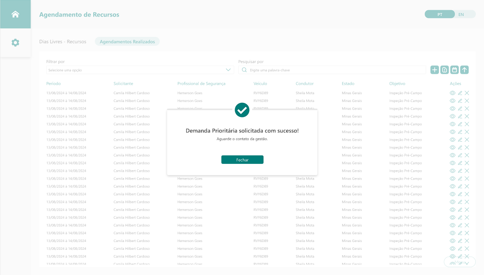 Screenshot 9 - Sistema de Gestão de Recursos